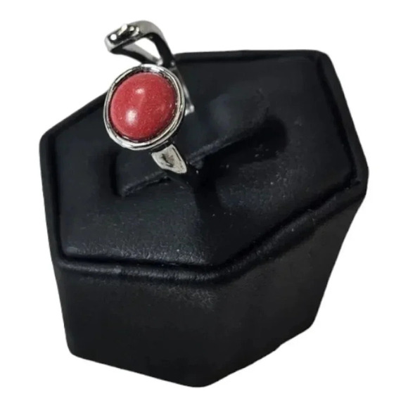 Red Dot Adjustable Fashion Ring A43 - Picture 3 of 12